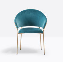Silla contemporánea / de tejido / de cuero...