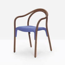 Silla contemporánea / de tejido / de cuero...