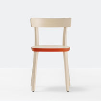Silla contemporánea / de fresno / de contrachapado