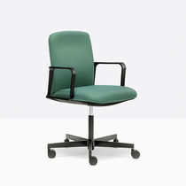 Silla de oficina contemporánea / de tejido...
