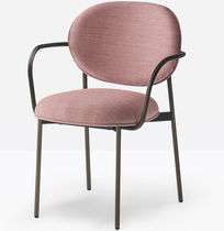 Silla contemporánea / de tejido / con base...