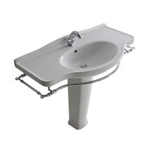 Lavabo de pie / ovalado / de cerámica /...