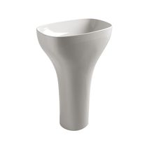 Lavabo de pie / rectangular / de cerámica...