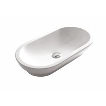 Lavabo sobre encimera / ovalado / de cerámica...