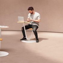 Mesa de ordenador contemporánea / de acero...