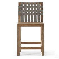 Silla de bar contemporánea / con reposapiés...