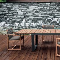 Silla contemporánea / con reposabrazos /...