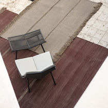 Alfombra contemporánea / de color liso /...
