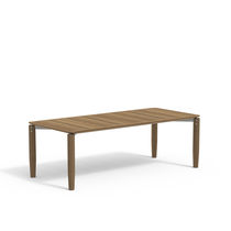 Mesa de comedor contemporánea / de teca...