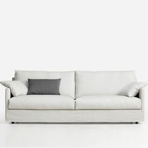 Sofá modular / contemporáneo / gris / blanco