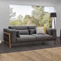 Sofá contemporáneo / gris / blanco / verde