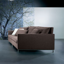 Sofá modular / contemporáneo / gris / azul