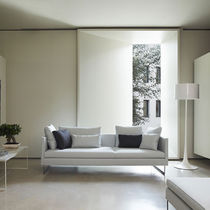 Sofá modular / contemporáneo / gris / blanco
