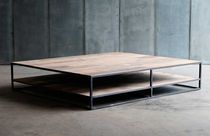 Mesa de centro contemporánea / de teca /...