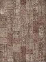 Alfombra contemporánea / de color liso /...