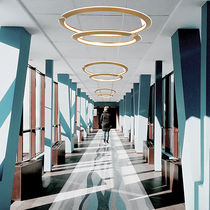 Luminaria suspendida / LED / redonda / IP20