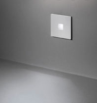 Luminaria empotrable de pared / LED / cuadrada...