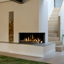 Chimenea de gas / contemporánea / hogar...