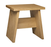 Taburete contemporáneo / de roble / de madera...