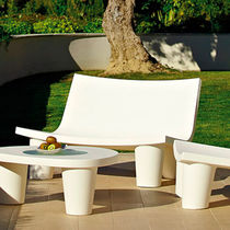 Banco para jardín contemporáneo / de polietileno...
