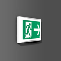 Iluminación de emergencia de pared / rectangular...