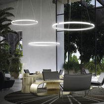 Luminaria suspendida / LED / redonda / profesional