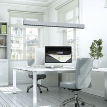 Luminaria suspendida / LED / lineal / profesional