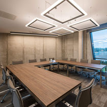 Luminaria suspendida / LED / cuadrada /...