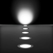 Luminaria empotrable de suelo / LED / redonda...