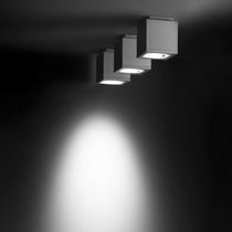 Plafón contemporáneo / cuadrado / de aluminio...