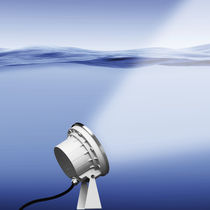 Foco de suelo / LED / redondo / para piscina