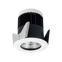 Downlight empotrable / LED / redondo / IP40