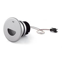 Luminaria empotrable de pared / LED / redonda