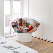 Sillón de diseño original / de tejido /...