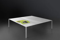 Mesa de centro contemporánea / de aluminio...
