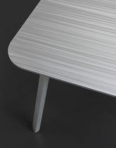 Mesa contemporánea / de aluminio / rectangular