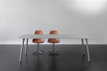 Mesa contemporánea / de aluminio / rectangular