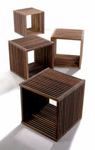 Mesita auxiliar contemporánea / de madera...