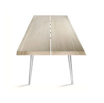 Mesa contemporánea / de madera / rectangular
