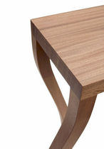 Consola contemporánea / de madera / rectangular