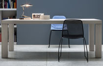 Mesa contemporánea / de olmo / rectangular