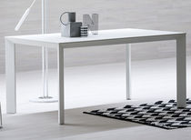 Mesa contemporánea / de olmo / con base...