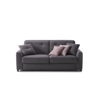Sofá cama / contemporáneo / gris / de tejido