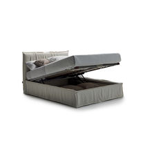 Cama de matrimonio / contemporánea / tapizada...