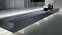 Mueble TV contemporáneo / de madera lacada