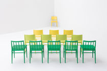 Silla de bar contemporánea / tapizada /...