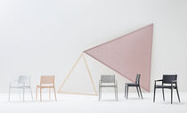 Silla contemporánea / de tejido / de contrachapado...