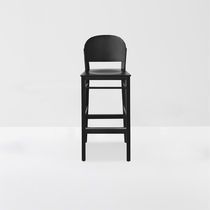 Silla de bar contemporánea / de madera lacada...