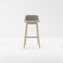 Silla de bar contemporánea / tapizada /...