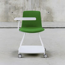 Silla contemporánea / con ruedas / con almacenamiento...